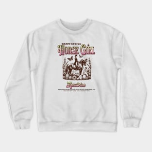 Horse Girl Crewneck Sweatshirt